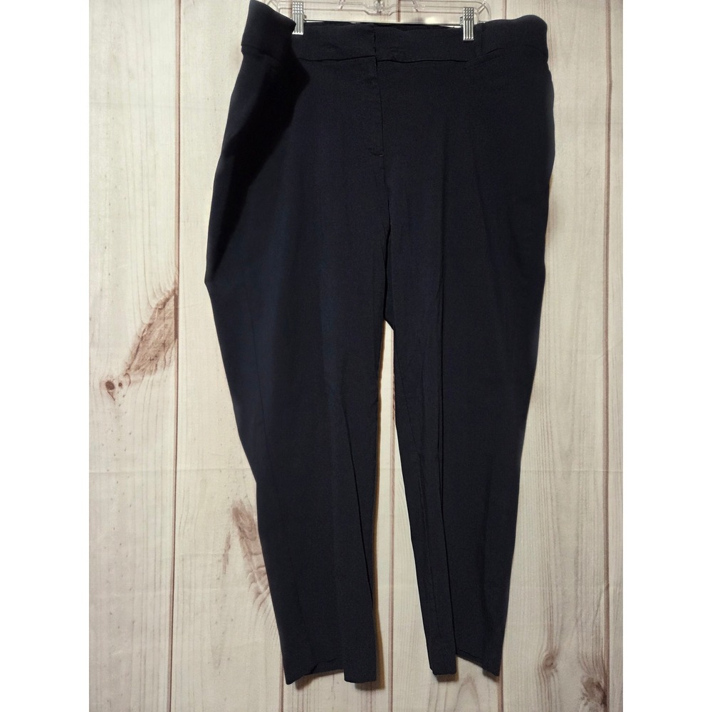 Lane Bryant The Allie Navy Blue Comfort Waist Stretch‎ Pants Size 26R